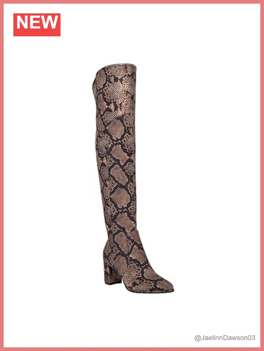 Marc Fisher Luley Over The Knee Boots Pointy Toe Block Heel